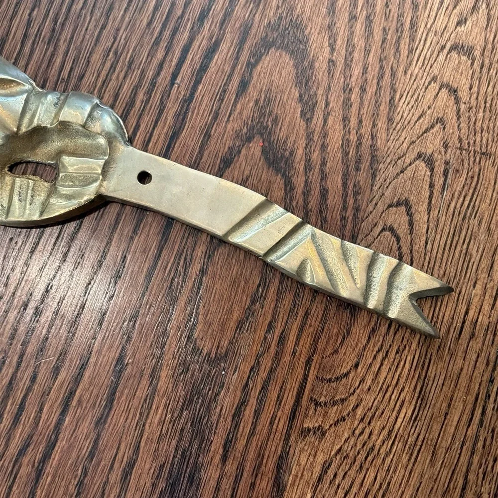 Vintage Brass Bow‎ Ribbon Wall Hanging 14